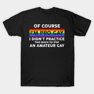 Pro Gay Pride Awareness Lgbt Rainbow T-Shirt